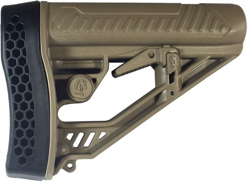 Adaptive Tactical AR-15/M4 Adjustable Stock Polymer FDE with Sling Swivel