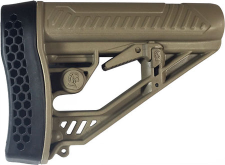Adaptive Tactical AR-15/M4 Adjustable Stock Polymer FDE with Sling Swivel