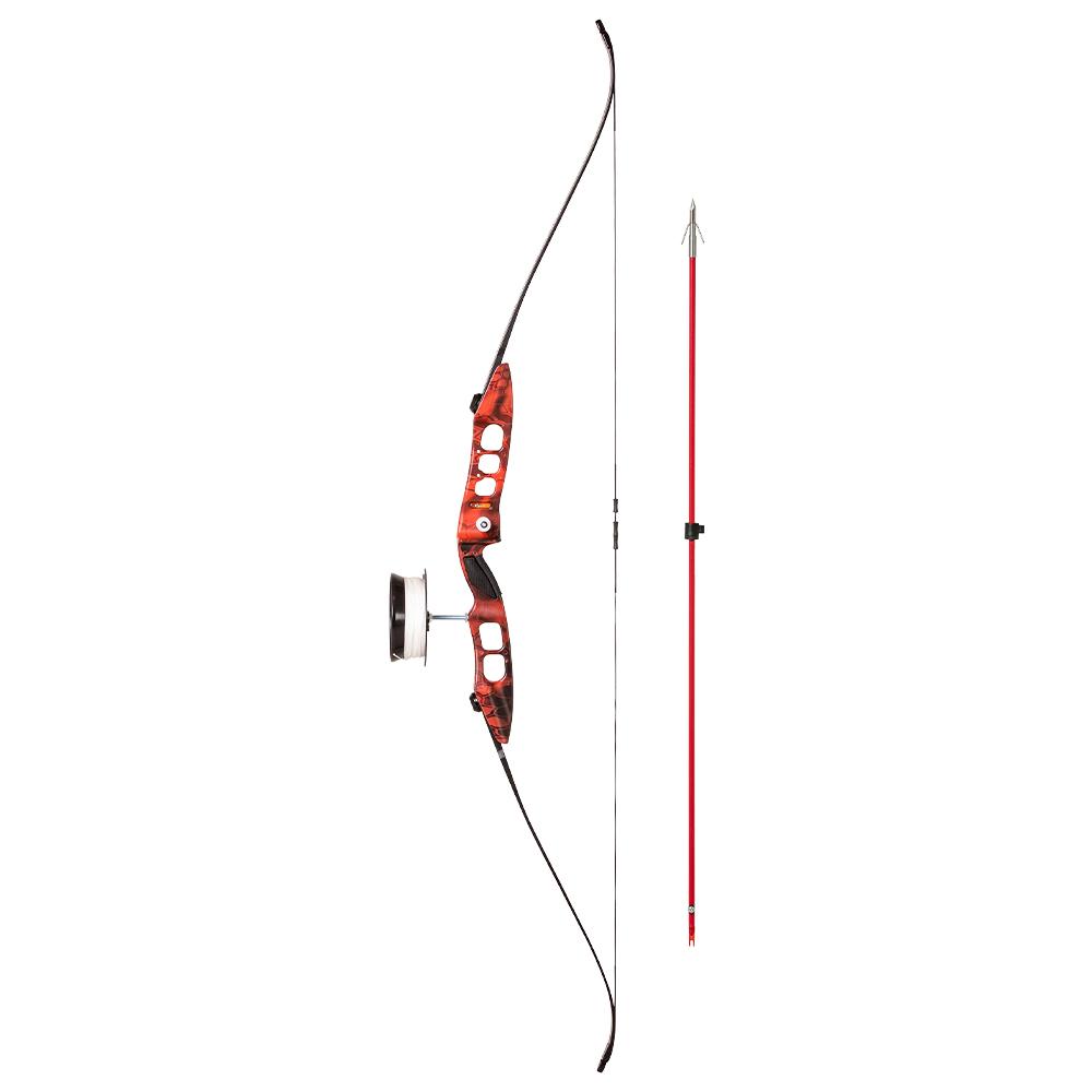 Cajun Bowfishing Fish Stick Ready-to-Fish RH 45# Red Veil Alpine Package