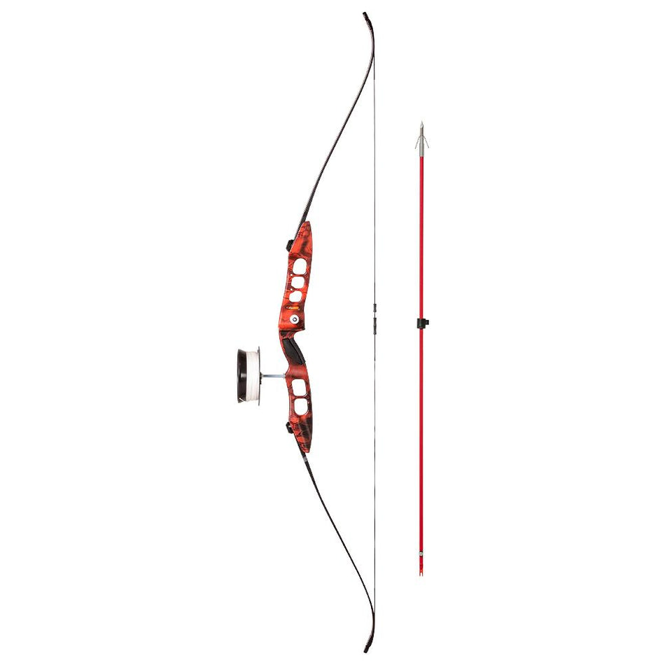 Cajun Bowfishing Fish Stick Ready-to-Fish RH 45# Red Veil Alpine Package