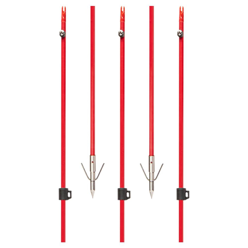 Cajun Bowfishing Carbon-Infused Fiberglass Arrow with Piranha XT Point