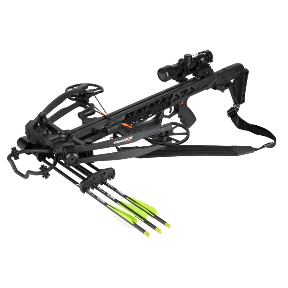 Bear Archery Trance Crossbow 410fps Black 185 lb Draw Ready-to-Hunt