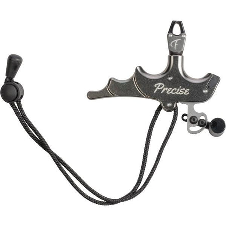 Fletcher Precise T Handle Archery Release - 4-Finger, Pewter