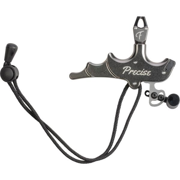 Fletcher Precise T Handle Archery Release - 4-Finger, Pewter