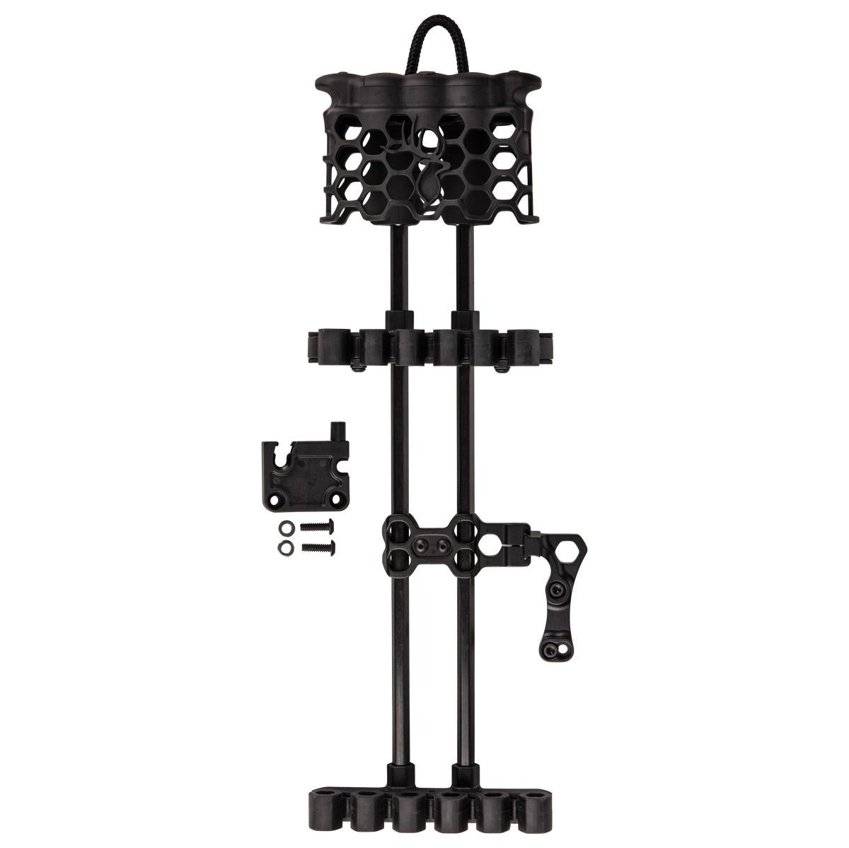 Trophy Ridge Hex Lite 5-Arrow Quiver with Built-In LED Lights Black