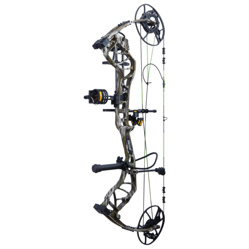 Bear Archery Gamekeeper Ready-To-Hunt 70lb RH Compound Bow Mossy Oak Bottomland