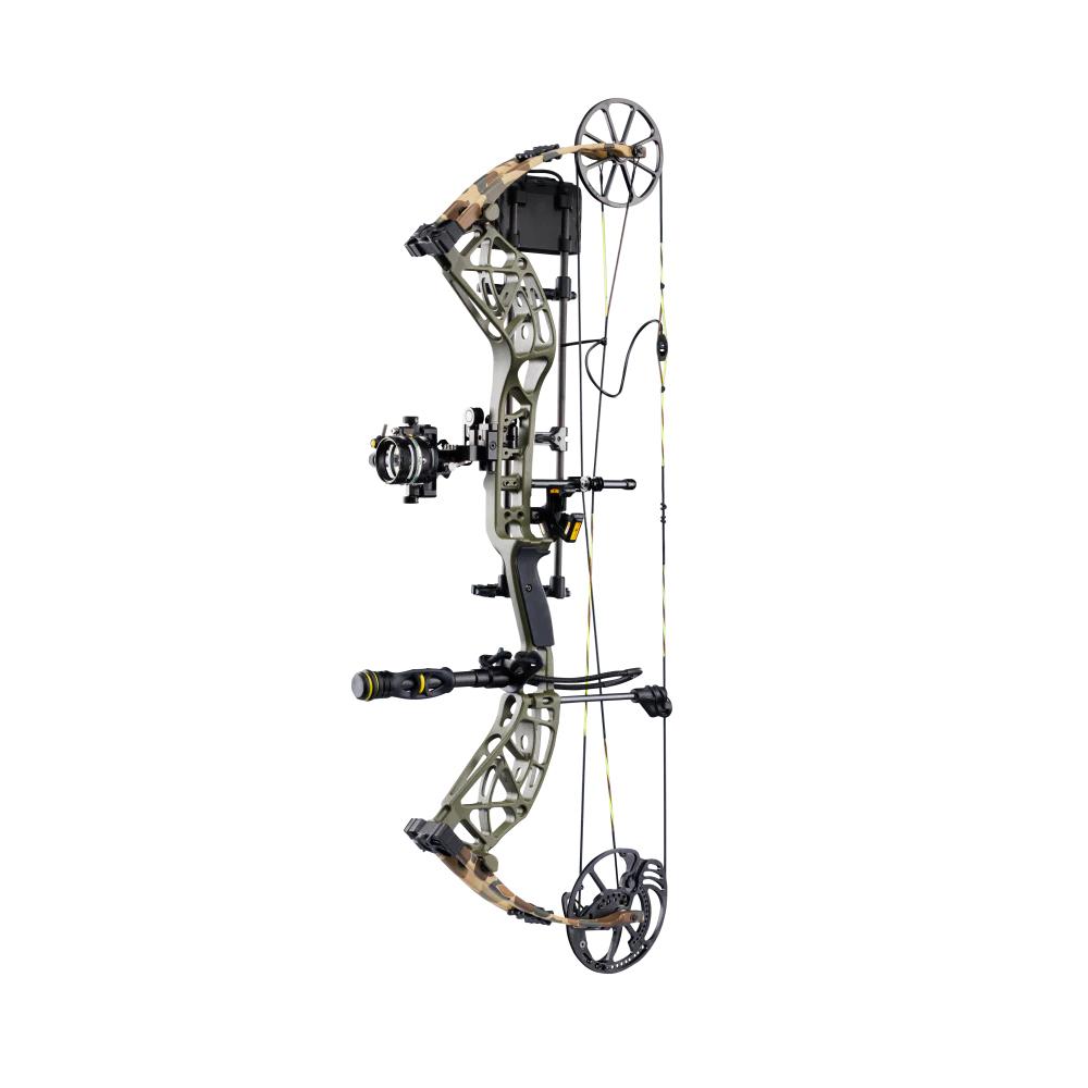 Bear Archery THP Adapt 2 Plus Ready-To-Hunt 60LB RH Compound Bow Throwback Green