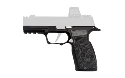 Icarus Precision A.C.E. SXG Macro Grip Module for Sig P365 XL/X-Macro, Steel, Nitride, Black