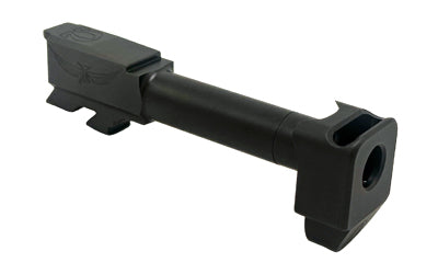 Icarus Precision Omega Compensator and Barrel, 9MM, Fits Glock 43X OEM Slides, Black Nitride