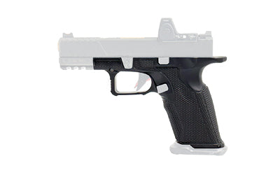 Icarus Precision A.C.E. X Billet Aluminum Grip Module, ZEV OZ9 X Platform, Black Anodized Finish