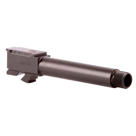 SilencerCo Glock 43 9mm 1/2x28 Threaded Barrel 3.7" Black Finish