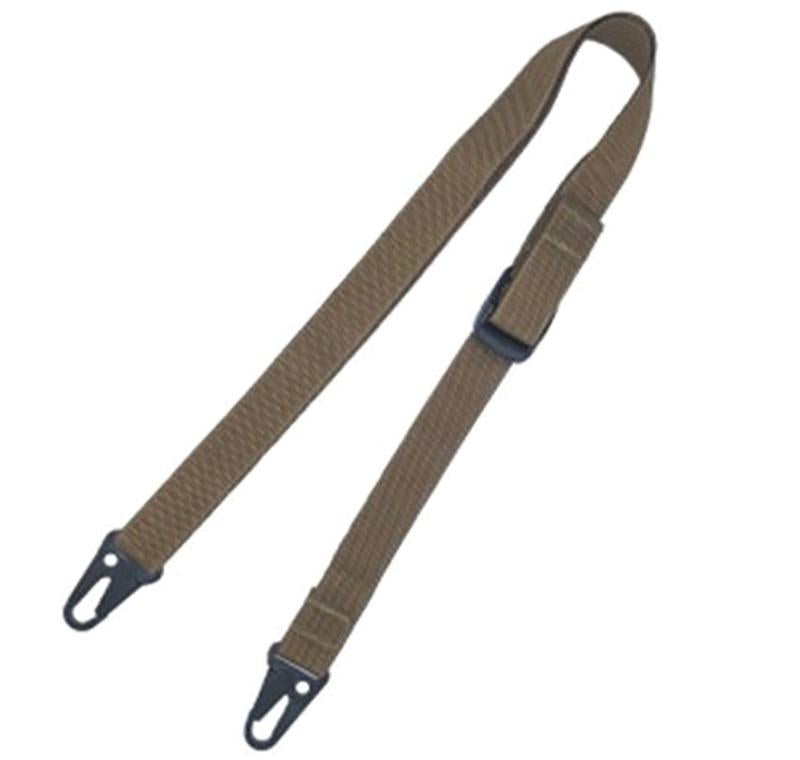 TacShield Sport Ridge Rifle Sling 2-Point 1" Wide with HK Snap Hooks Coyote Brown