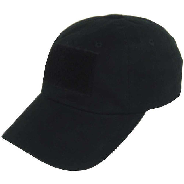 TacShield Contractor Cap Black with Hook and Loop Closure
