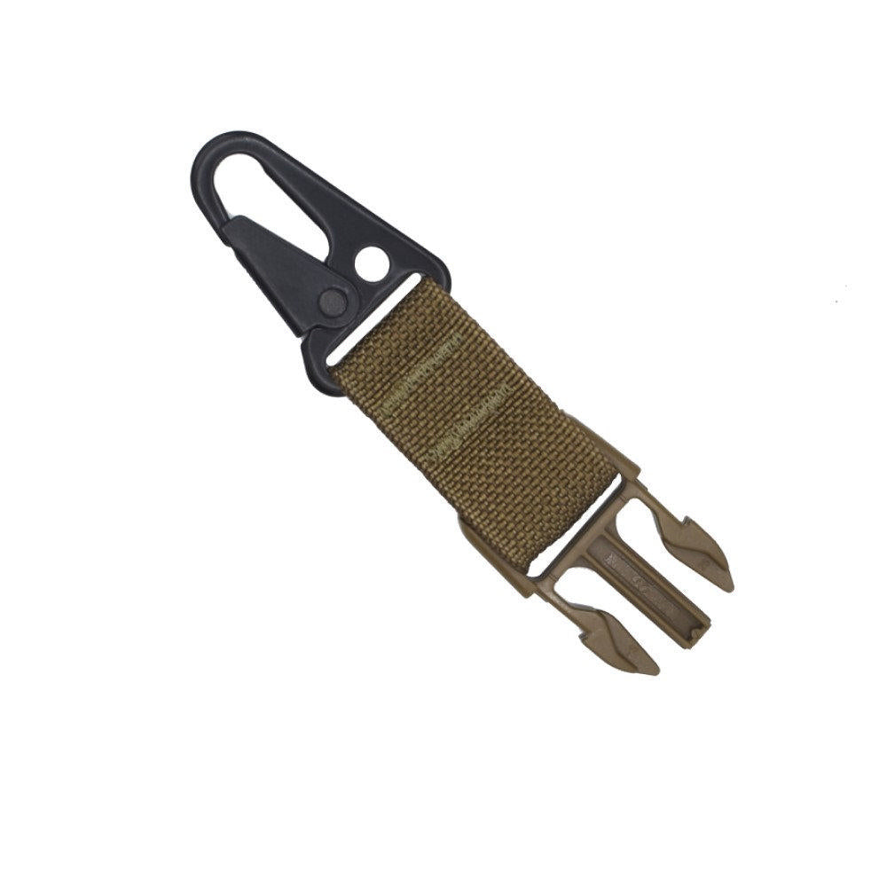 TacShield HK Snap Hook Side Release Buckle Sling Attachment Coyote