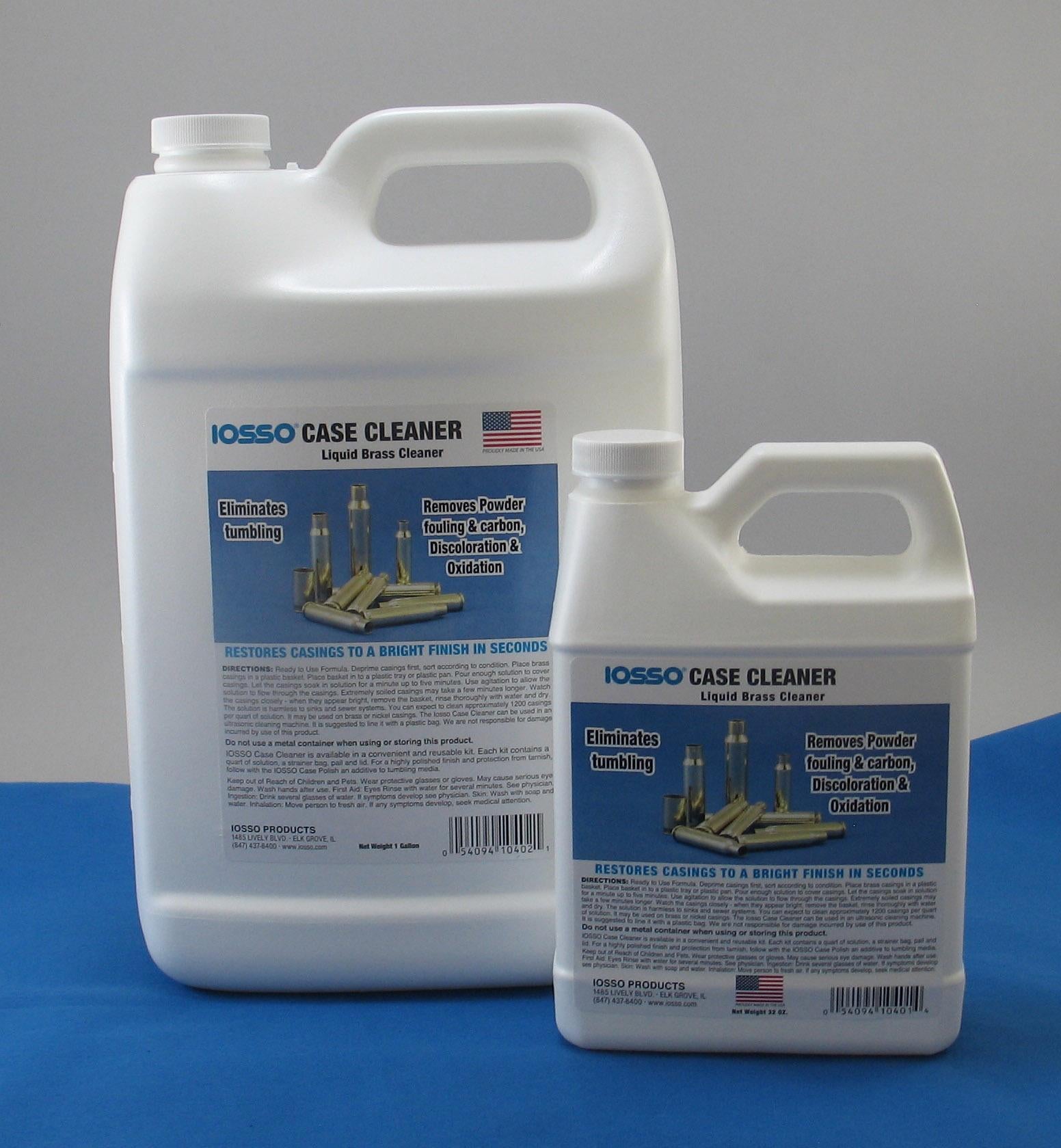 Iosso Case Cleaning Solution 1 Gal Liquid for Reloading Brass