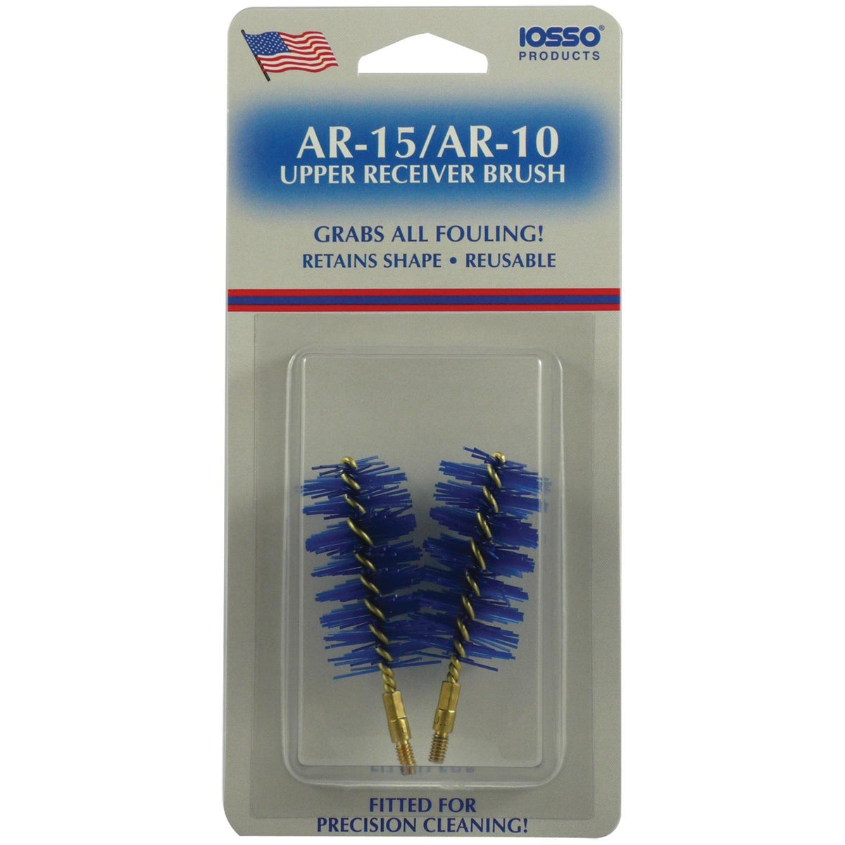 Iosso AR-15 Upper Receiver Cleaning Brush with Stud 2 Pack