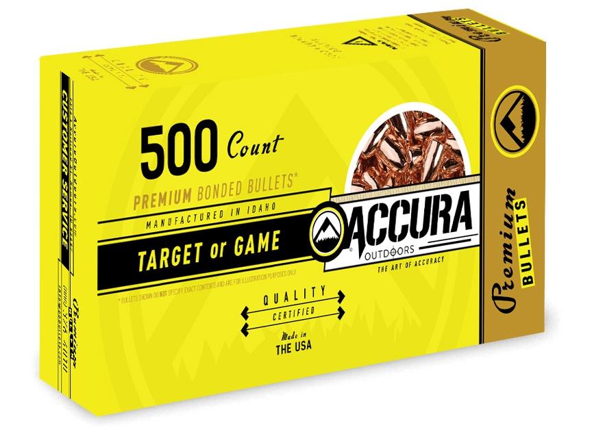 Accura Premium 9mm .356" 115 gr Round Nose Pistol Bullets 500/ct