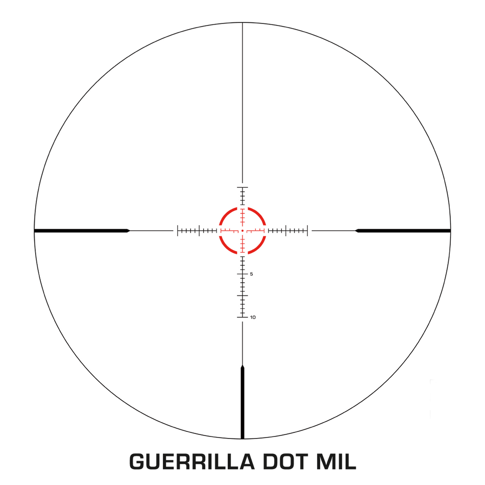 Swampfox Optics Arrowhead 1-10x24mm Guerrilla Dot MOA