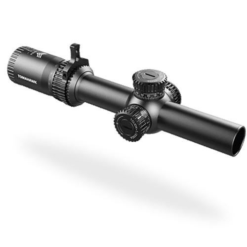 Swampfox Optics Tomahawk 1-8x24mm Illuminated Guerrilla Dot BDC Reticle Rifle Scope