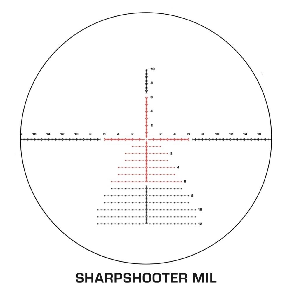 Swampfox Optics Kentucky Long Precision 5-30x56mm Sharpshooter MIL Reticle Rifle Scope