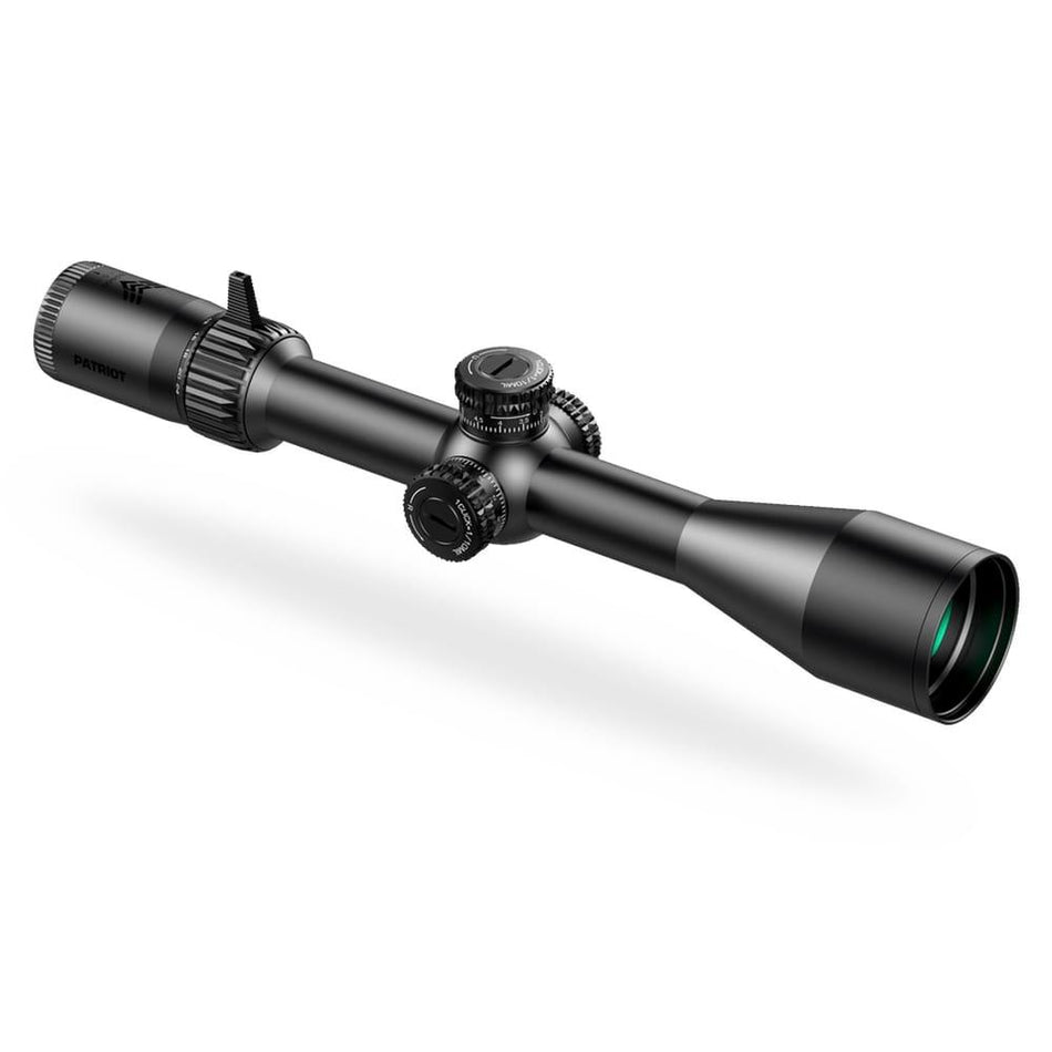 Swampfox Patriot 6-24x50 Precision Rifle Scope FFP Sharpshooter MIL Grid Reticle Black
