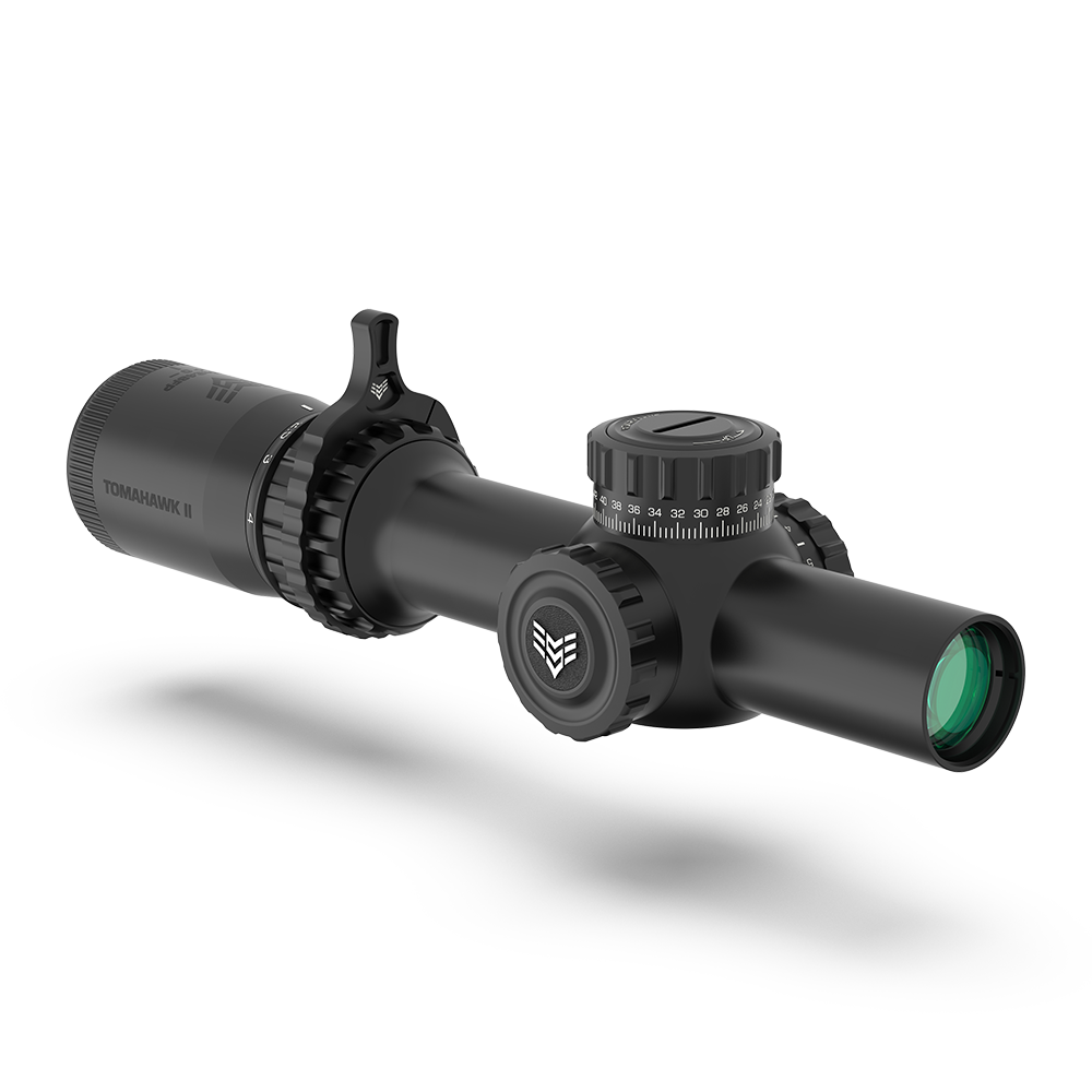 Swampfox Optics Tomahawk II 1-6x24mm Guerrilla Dot BDC