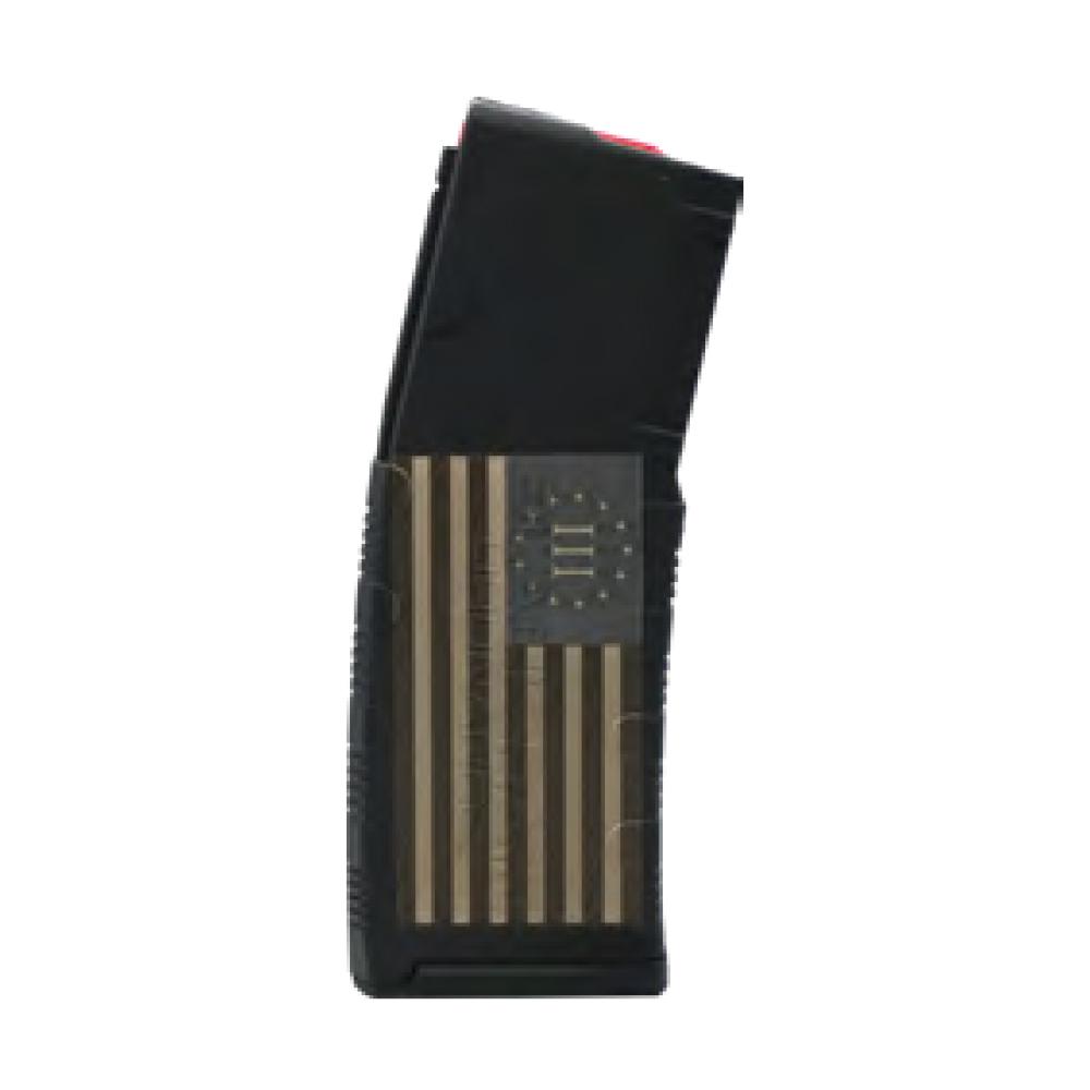 Black Rain Ordnance 3% American Flag 5.56x45 NATO 30rd Polymer Rifle Magazine