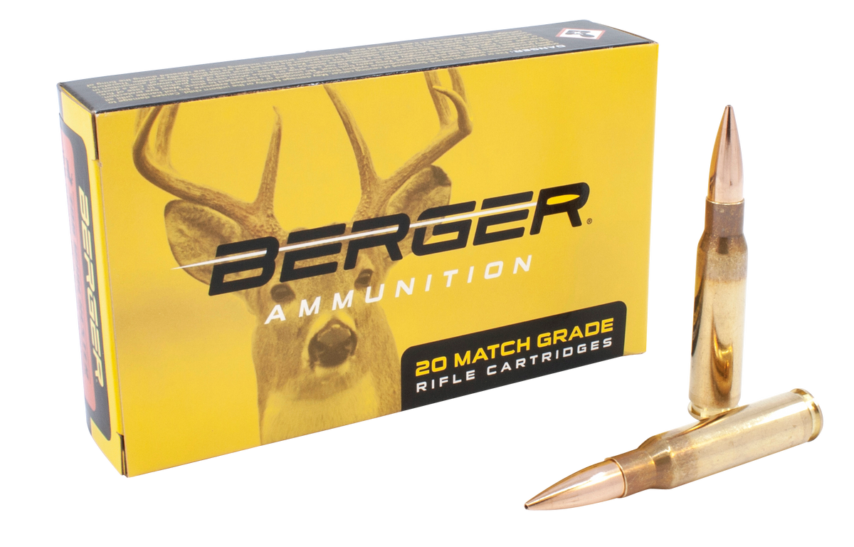Berger Bullets .308 Win / 7.62x51mm 60040 Classic Hunter Hybrid Boat Tail 168 Grain