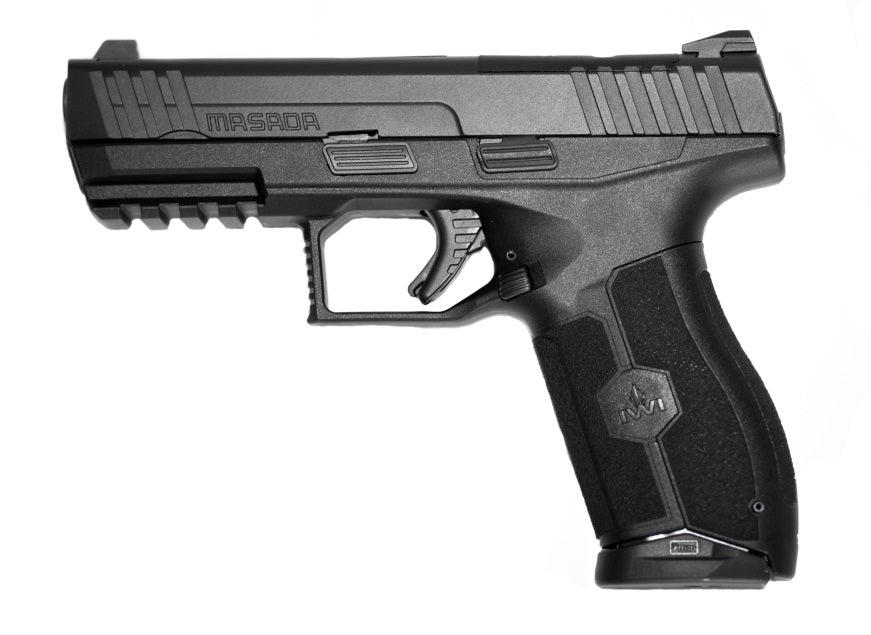 IWI US M9OR10 MASADA 9mm Luger 4.1" Barrel 10+1 Optic Ready Pistol, Black