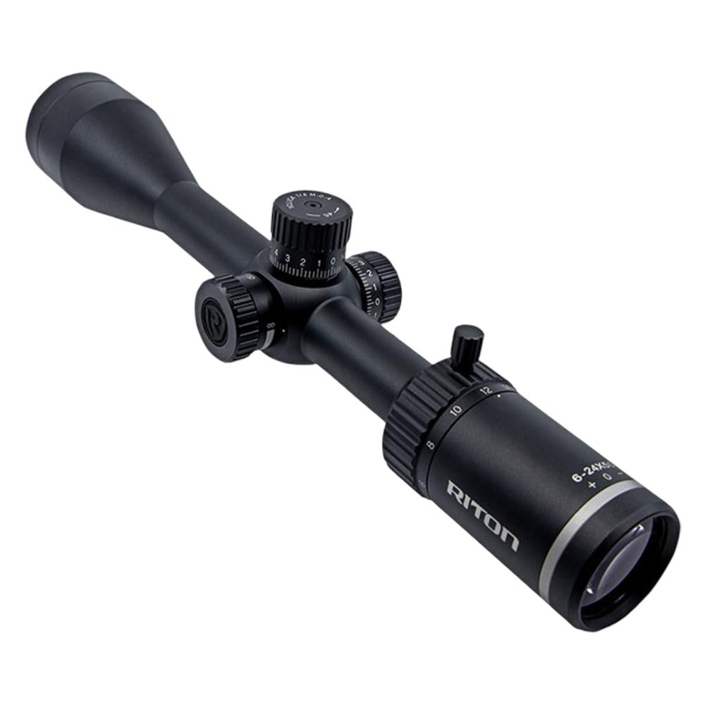 Riton 1 Conquer REFURBISHED 6-24x50 1-Inch SFP R3 Non-Illum. Black Rifle Scope