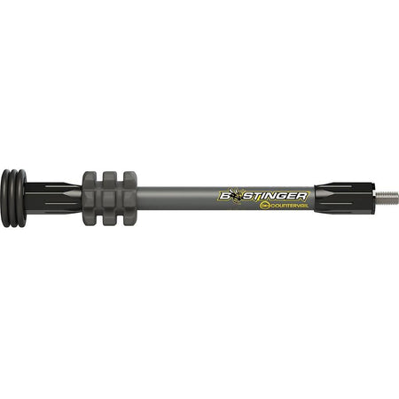Bee Stinger MicroHex 6in Archery Hunting Stabilizer Grey with Countervail