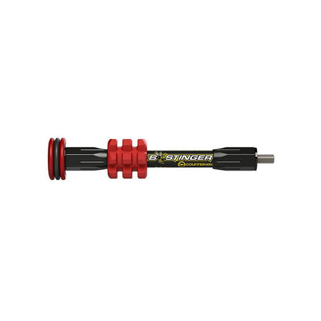 Bee Stinger MicroHex Red 6in Bow Stabilizer