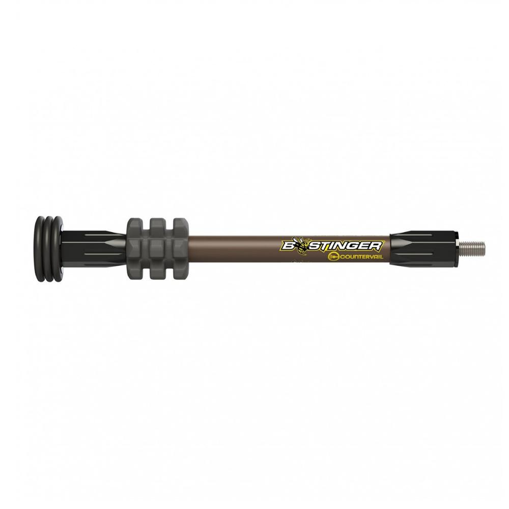 Bee Stinger MicroHex 8in Archery Stabilizer Brown