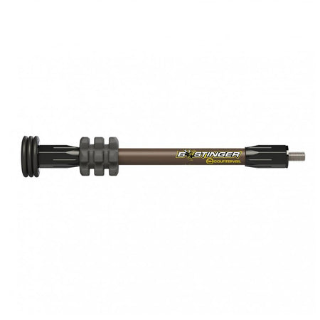 Bee Stinger MicroHex 8in Archery Stabilizer Brown