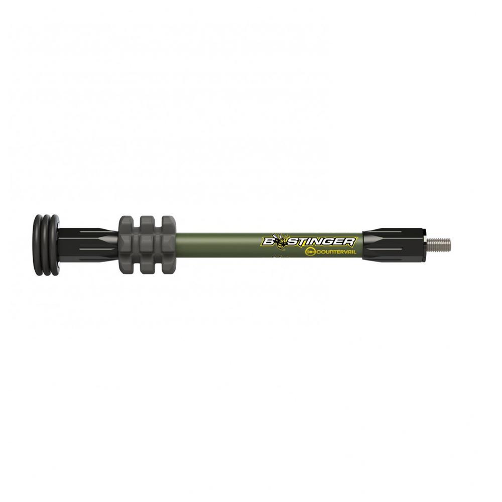 Bee Stinger MicroHex Archery Stabilizer 8in Green