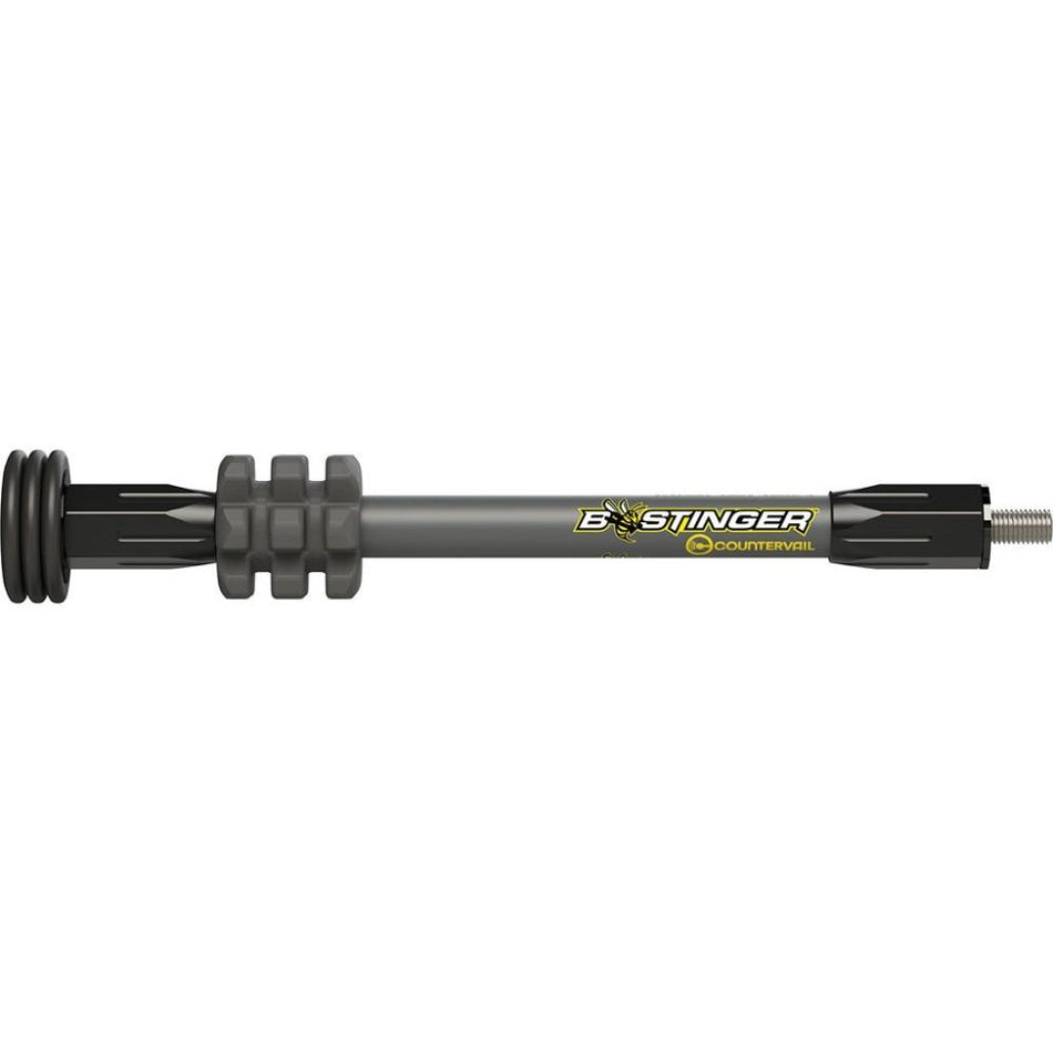 Bee Stinger MicroHex Hunter 8in Archery Stabilizer Grey
