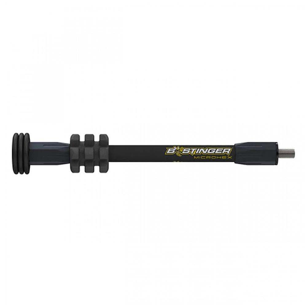 Bee Stinger MicroHex 8in Archery Stabilizer Matte Black