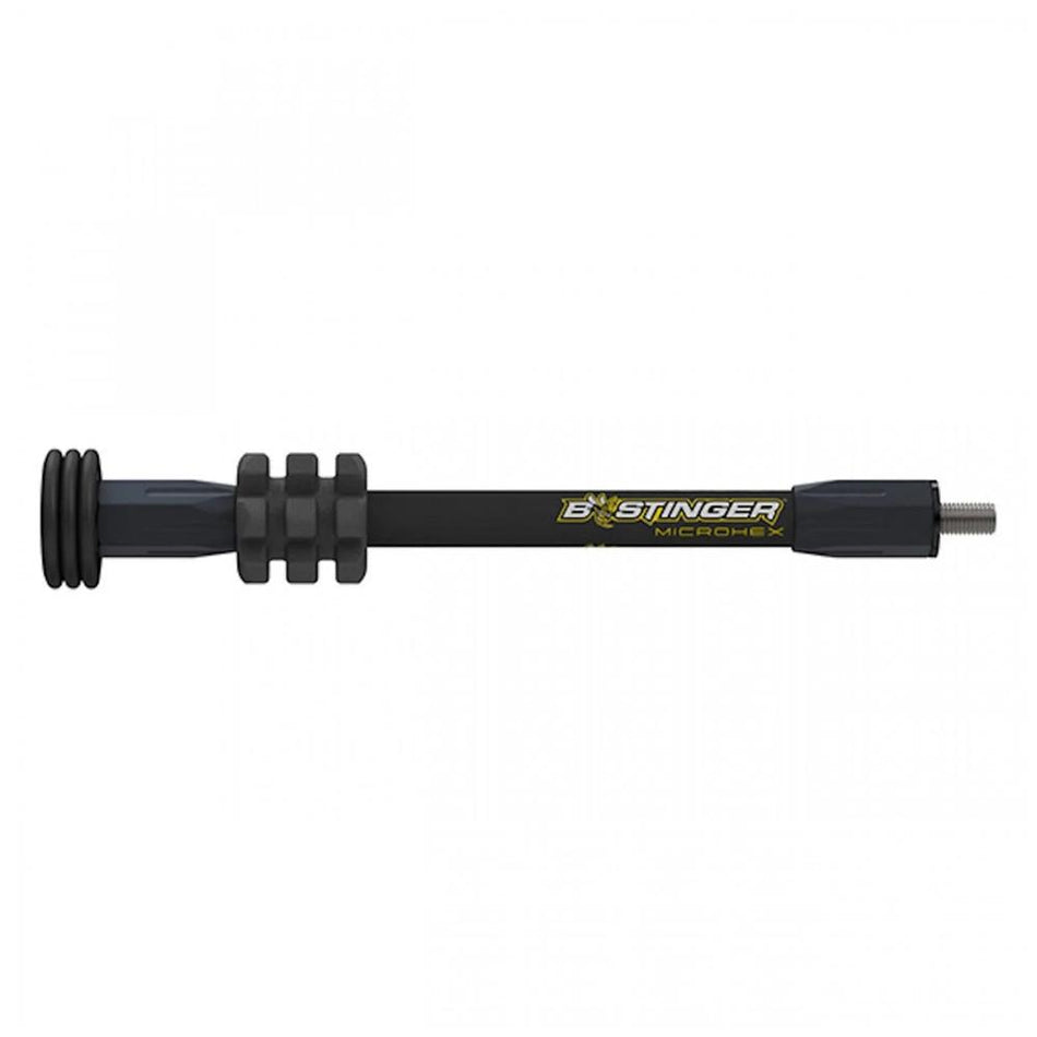 Bee Stinger MicroHex 8in Archery Stabilizer Matte Black