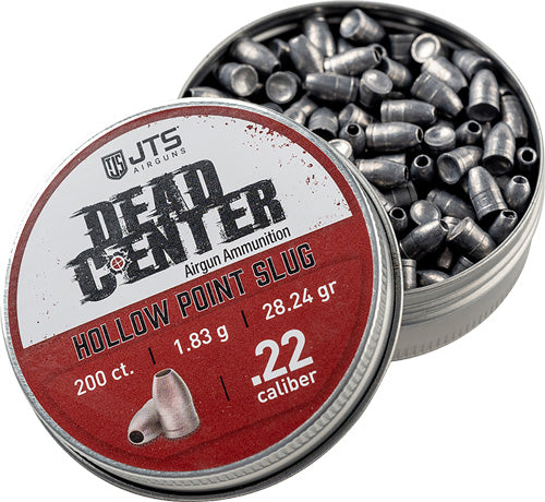 JTS Dead Center .22 Cal Airgun Slugs Hollow Point 28.24 Grain 200ct