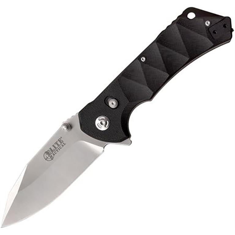Master Cutlery Elite Tactical Parallax Folder 3.5" Blade Black
