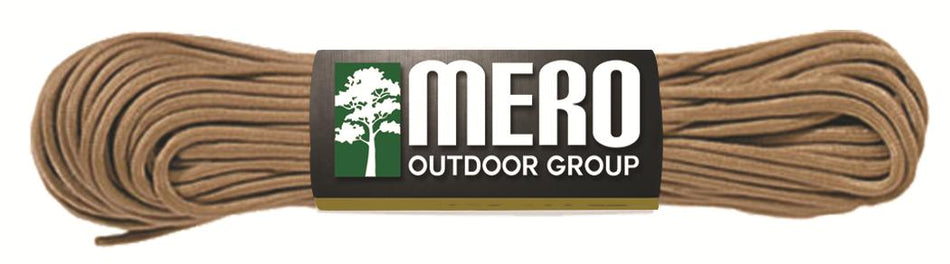 Mero 100' 550 lb Type II Paracord Tan