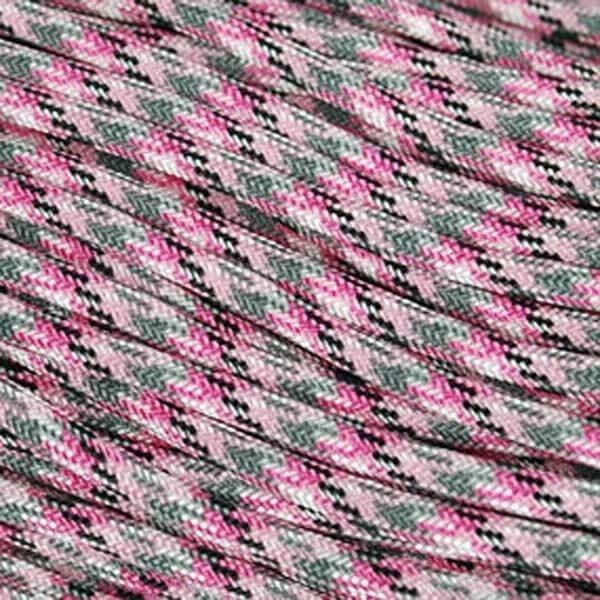 Mero 100' 550 lb Type II Paracord Pink Camo