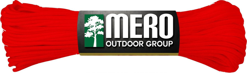 Mero 550 lb Paracord 100' Red Imperial Color