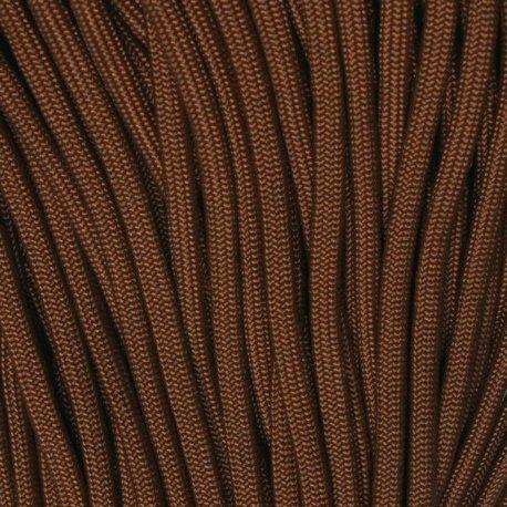 Mero 550 lb Paracord 100' Brown Chocolate Type II Nylon