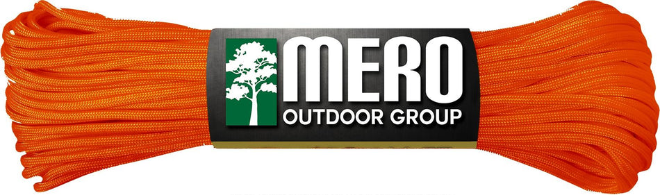 Mero 550 Type II Paracord 100' 550 lb Neon Orange 7-Strand Core
