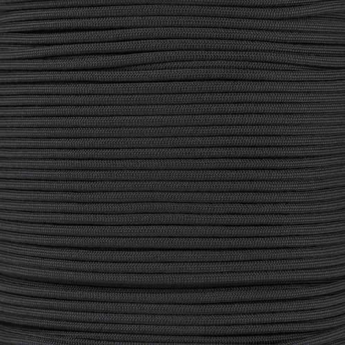 Mero Type II Military Black 5040 550 lb Paracord 100 Ft - 7-Strand Nylon