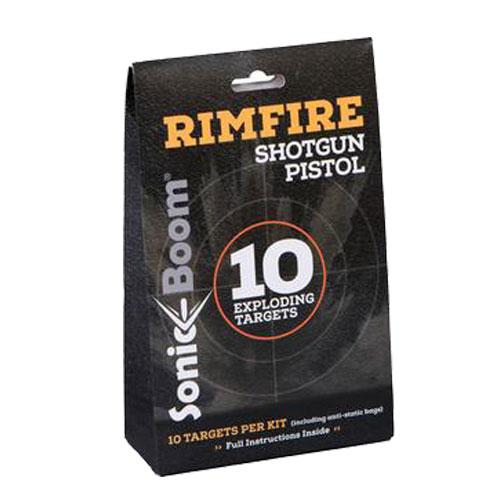 Sonic Boom Rimfire Exploding Target Pack 10 Targets