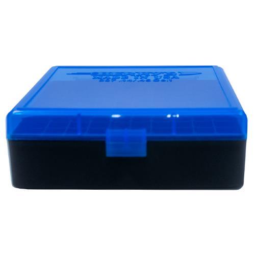 Berry's #007 .44 Caliber 100rd Ammo Box Blue Lid Black Base