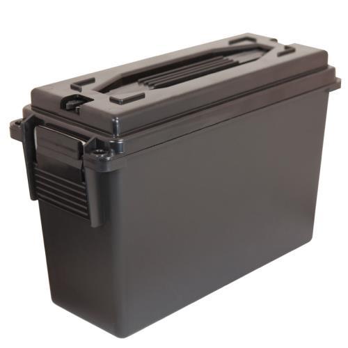 Berry's Black Polymer Ammo Can .30 Cal Compatible with .223 9mm .38 Special