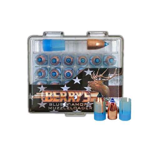 Berry's Blue Diamond 275 gr .50 Caliber Muzzleloader Sabot Bullets 25/ct